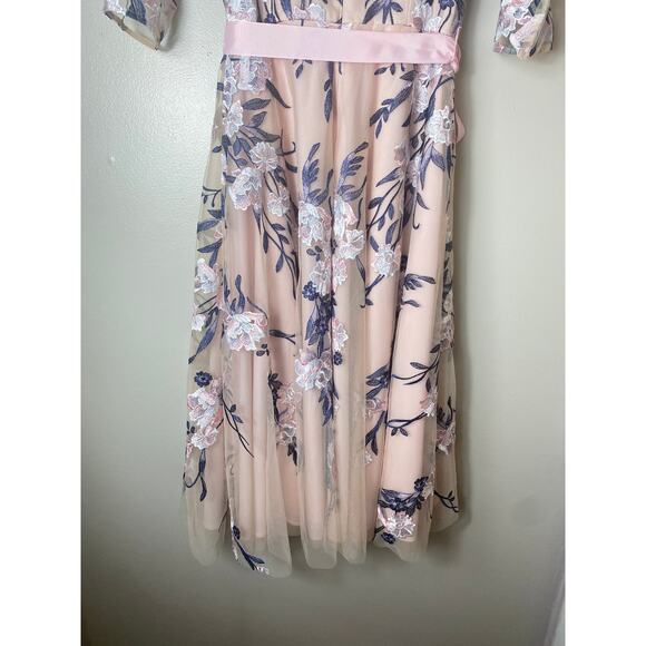 BHLDN DRESS 6 PINK MOTHER OF THE BRIDE BRIDAL SHOWER COCKTAIL PARTY - Picture 12 of 16